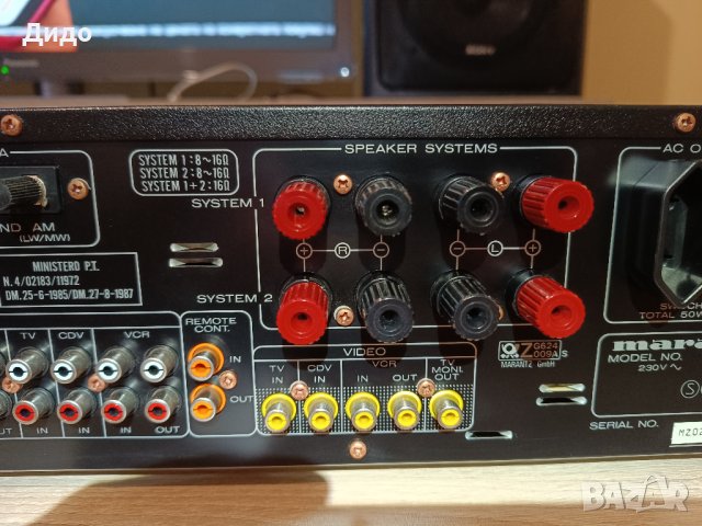 Marantz SR-60L, снимка 9 - Ресийвъри, усилватели, смесителни пултове - 43491919