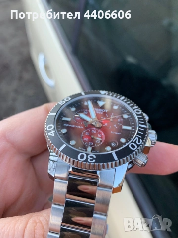 Чисто нов швейцарски Tissot Seastar 1000 30бара хронограф, снимка 2 - Мъжки - 53523322