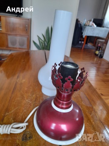 Стара декоративна лампа #3, снимка 5 - Антикварни и старинни предмети - 43076884