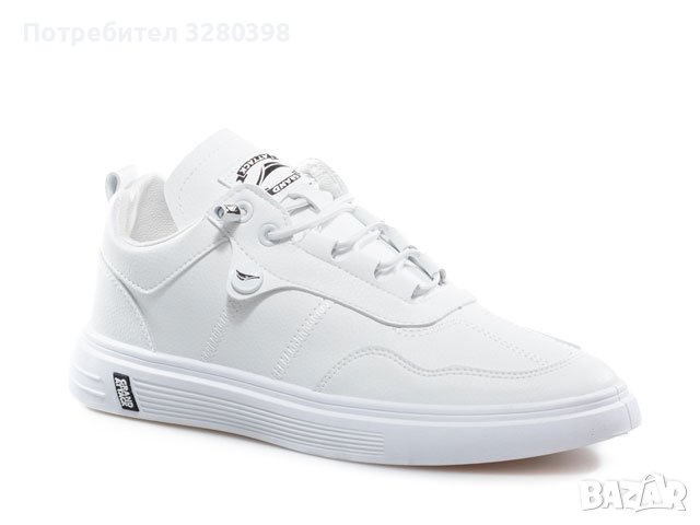 БЕЛИ МЪЖКИ КЕЦОВЕ ОТ ЕКО КОЖА GRAND ATTACK 30881-2, снимка 1