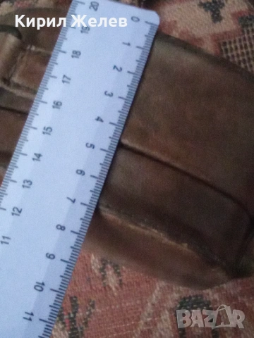 Кръгла кожена чанта 53732, снимка 6 - Чанти - 53447217