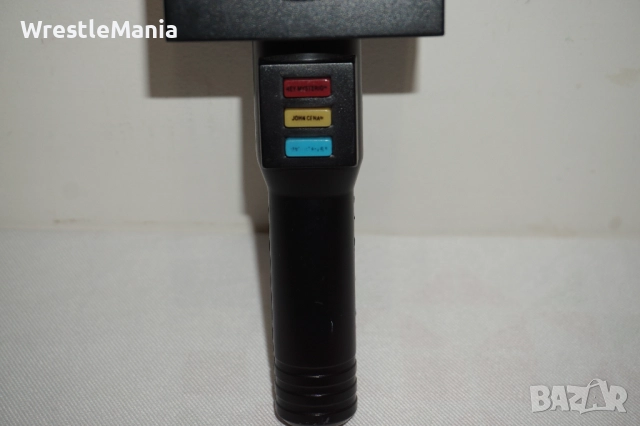 Рядък Кеч Микрофон WWE Jakks Pacific Talking Wrestling Mic 2007, снимка 7 - Колекции - 51854879