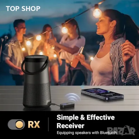 UGREEN Bluetooth 5.2 адаптер за предавател за самолет Bluetooth 5.2