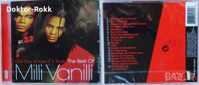 Milli Vanilli - CD - оригинални дискове, снимка 2 - CD дискове - 48201936