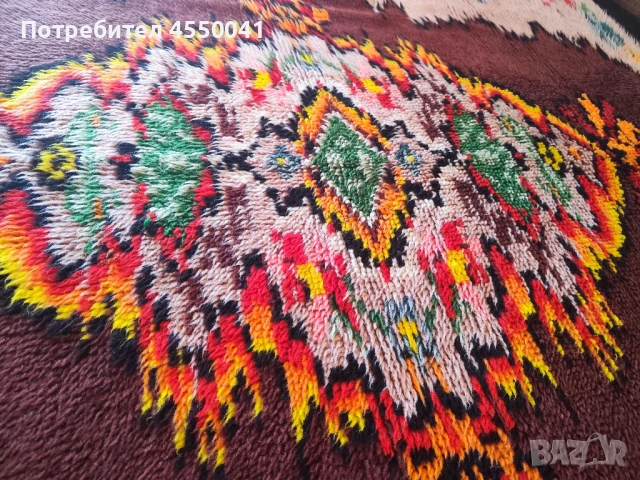 Вълнени китеник 2 на 2, снимка 2 - Покривки за легло - 51214482