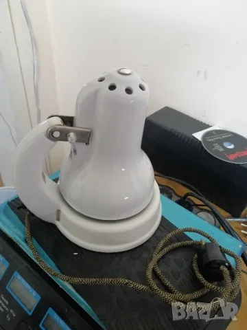 Ретро, порцеланова инфрачервена лампа. , снимка 10 - Антикварни и старинни предмети - 47924016