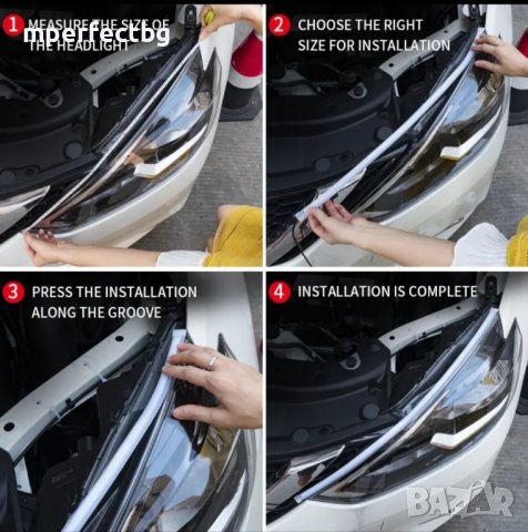 Лед дневни светлини с бягащ мигач 60 см дневни светлини плавен мигач силиконови , снимка 5 - Аксесоари и консумативи - 43024993