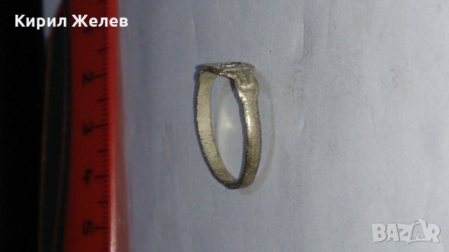 Старинен пръстен сачан над стогодишен - 73101, снимка 3 - Антикварни и старинни предмети - 29012401