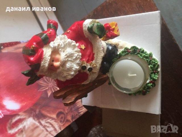 Дядо коледа свещник, снимка 1