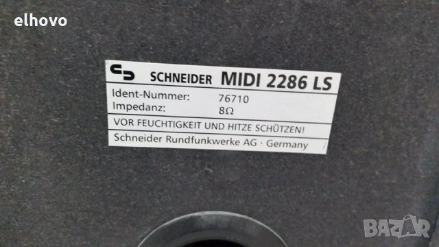 Тонколони Schneider MIDI 2286 LS, снимка 3 - Тонколони - 29043409