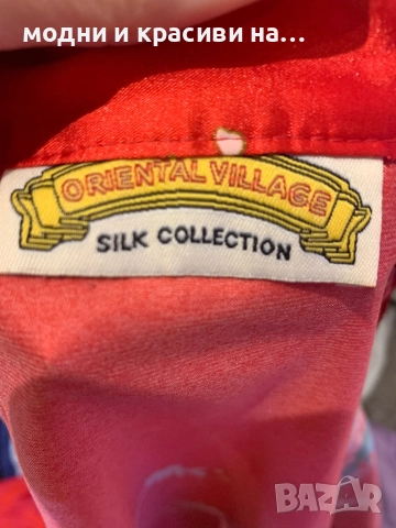 Дамски копринен халат тип кимоно, снимка 11 - Други - 52648354