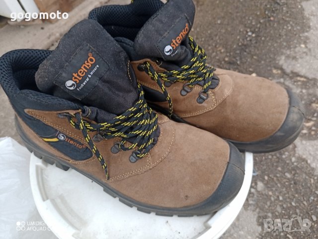 работни обувки STENSO 44 - 45, естествена кожа, зимни, идеално запазени 