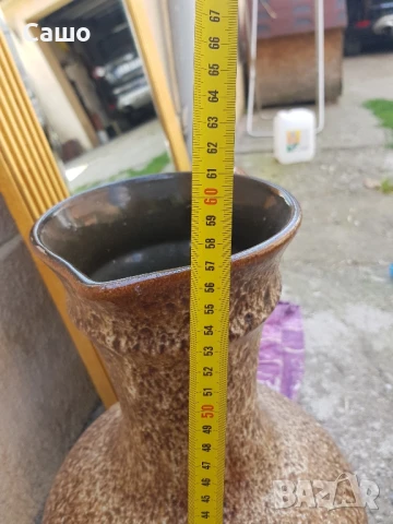 Керамична лава ваза голяма, снимка 5 - Антикварни и старинни предмети - 50671291