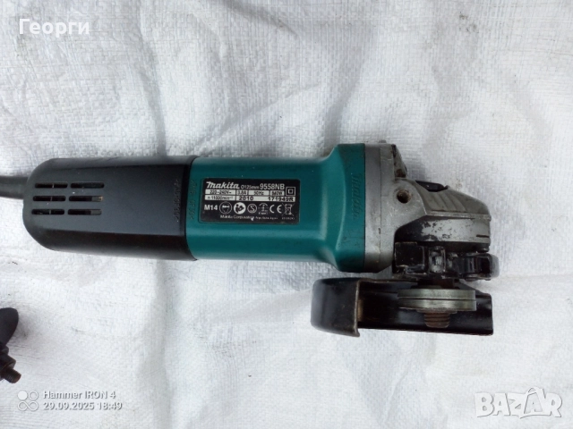 Makita 9558 NB 840W Ъглошлайф 100%ОРИГИНАЛ, снимка 3 - Други инструменти - 51881814