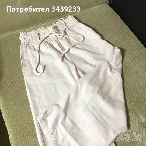 Дамски розов летен панталон H&M 36