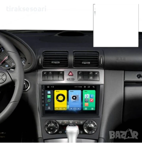 Мултимедия Android CarPlay за Mercedes CLC, W203, W209, W463 + Камера, снимка 3 - Аксесоари и консумативи - 50720153