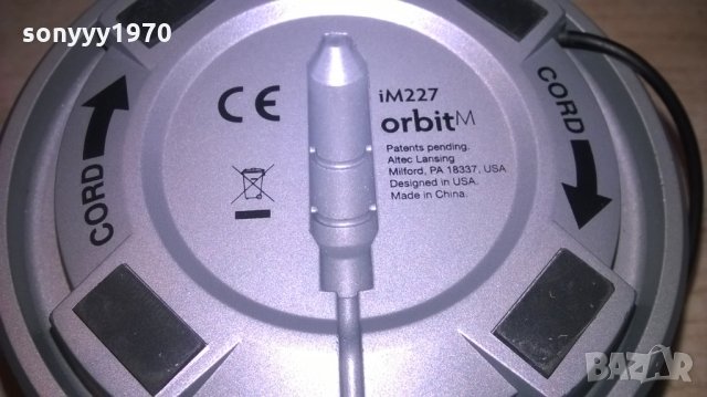 ALTEC LANSING-IM227 ORBIT-ВНОС шВЕЦИЯ, снимка 12 - Слушалки и портативни колонки - 27631242