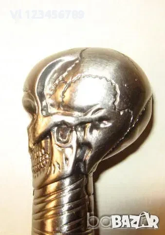 Бастун Череп, със скрит кинжал (РЕПЛИКА 1815) -, снимка 3 - Ножове - 50760026