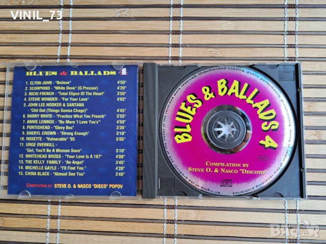 Blues & Ballads 4, снимка 2 - CD дискове - 50731914