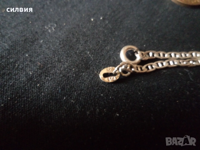сребърен синджир, снимка 5 - Колиета, медальони, синджири - 52075762