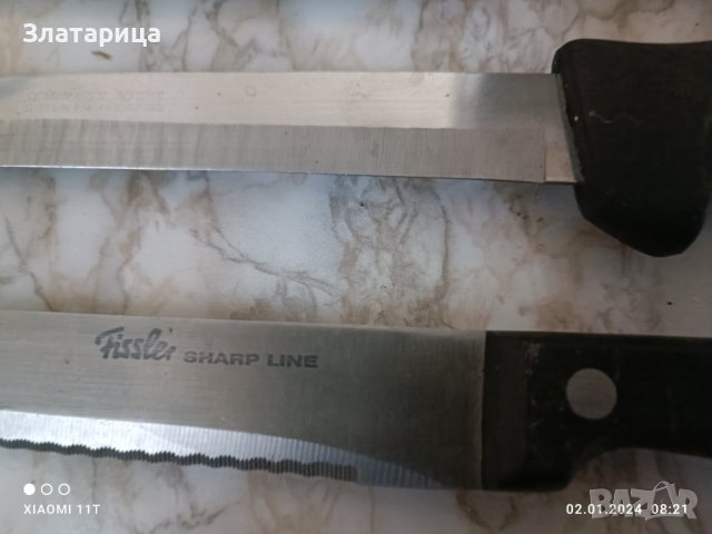 4 броя маркови ножове, снимка 4 - Прибори за хранене, готвене и сервиране - 43633524