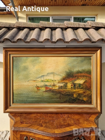 Уникална огромна майсторска авторска картина масло върху платно 