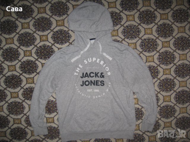 Суичър JACK&JONES  мъжки,2ХЛ, снимка 2 - Суичъри - 42963496