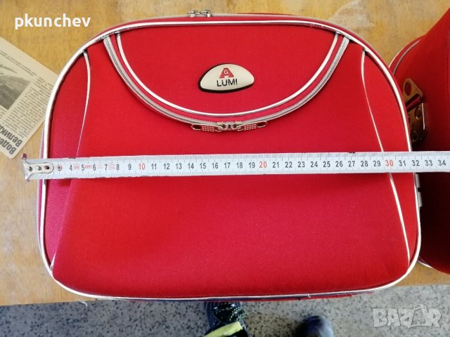 Комплект 2 броя чанти за багаж, аксесоари, козметика, снимка 6 - Куфари - 43460073