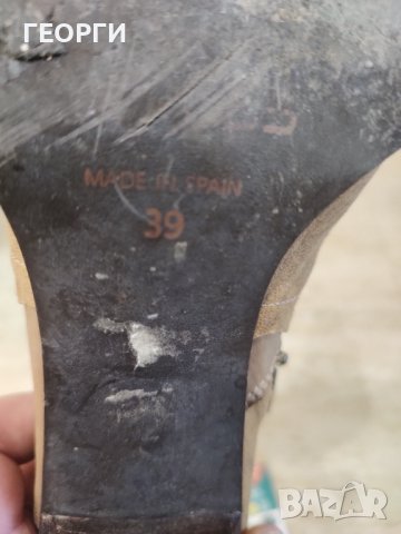 Дамски испански ботуши от естествена кожа-by Pass, снимка 7 - Дамски ботуши - 38257310