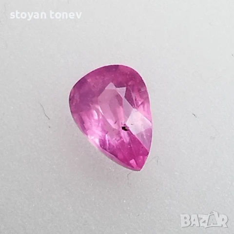 Ултра рядък Махеинге шпипел в неоново розово 0.52кт.! Нов!, снимка 6 - Други - 50496830