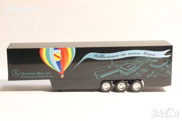 HERPA H0 1/87 MERCEDES РЕМАРКЕ КАМИОН МОДЕЛ