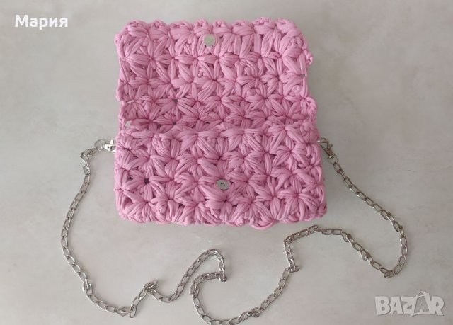 Ръчно плетена дамска чанта, снимка 6 - Чанти - 40131893