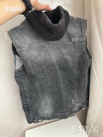 Dsquared дънков елек, снимка 2 - Елеци - 51956422