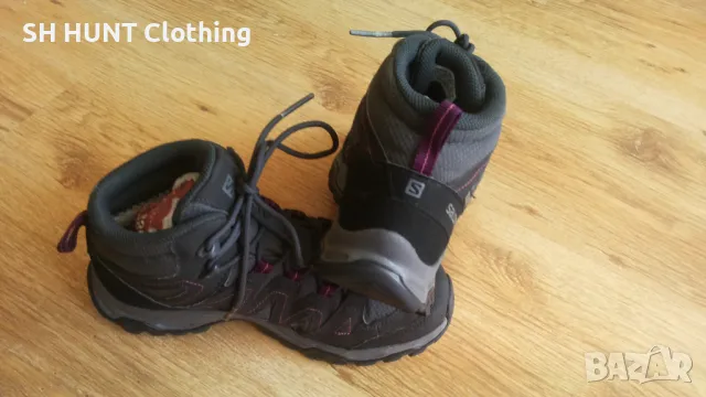 SALOMON LYNGEN MID GORE-TEX Women Kids Shoes EUR 36 2/3 / UK 4 дамски детски водонепромокаеми - 807, снимка 9 - Дамски боти - 47495422