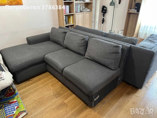 Продавам П образен диван Икеа, снимка 2 - Дивани и мека мебел - 51938103