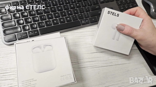 Безжични слушалки STELS i3000 TWS (тип AirPods) - Bluetooth 5.0, НОВИ, снимка 5 - Слушалки, hands-free - 52651246
