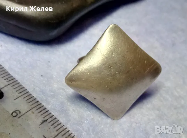 СТИЛЕН ВИНТИДЖ АРТ ДИЗАЙН СРЕБЪРЕН ПРЪСТЕН СРЕБРО 925 ДИЗАЙНЕРСКА РЪЧНА ИЗРАБОТКА 41084, снимка 3 - Пръстени - 50421517