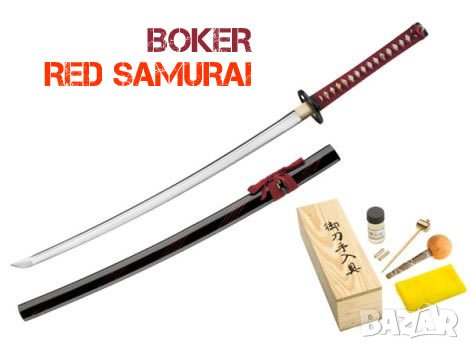Меч Boker Magnum Red Samurai, снимка 1 - Ножове - 39703948