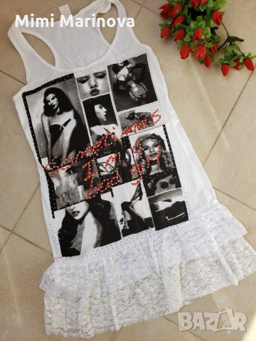 Рокля-туника, снимка 2 - Рокли - 28359343