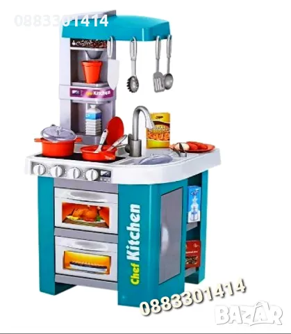 Голяма детска кухня, Звук, Светлини и 49 аксесоара 