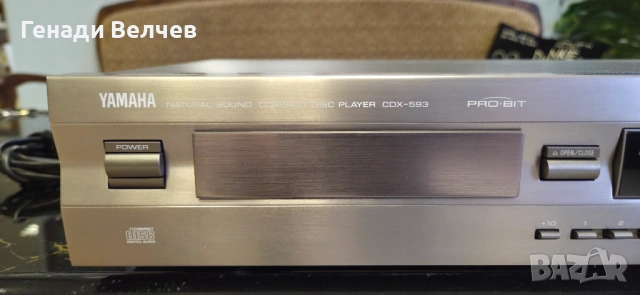 Продавам ресивър и сд плеър YAMAHA RX 593 И YAMAHA CD 593. В идеално състояние техническо и визуално