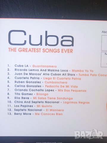 Музика от КУБА - Cuba The Greatest Songs Ever - оригинален диск музика, снимка 3 - CD дискове - 44866813