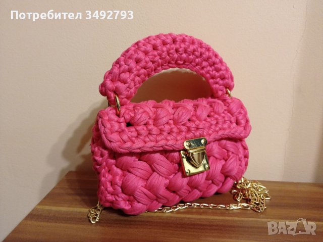 Дамски  плетени чанти, снимка 6 - Чанти - 41615134