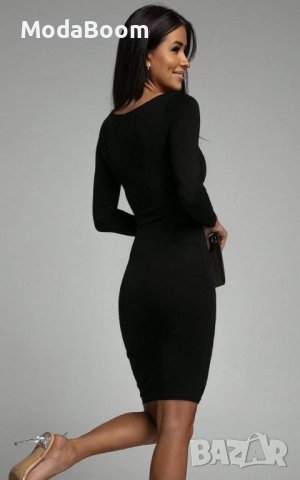 💯🔥Уникална черна дамска рокля🔥💯, снимка 2 - Рокли - 43975319