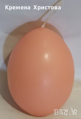Свещ -яйчице, снимка 3 - Декорация за дома - 43970195