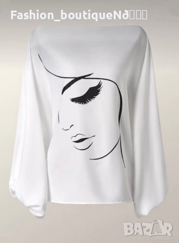 Уникален бял топ Бохемия  , снимка 3 - Блузи с дълъг ръкав и пуловери - 44078308