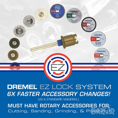 Dremel SC402 Ø 3 мм, 2х38mm - дорник/държач за прав шлайф, снимка 8 - Други инструменти - 52141094