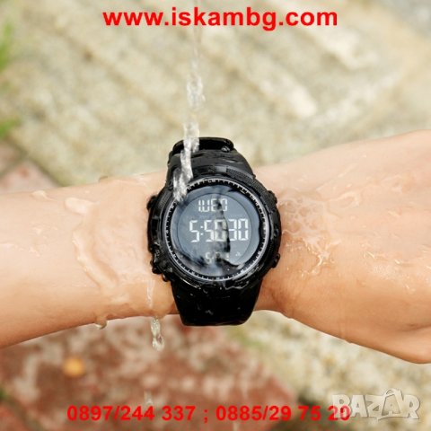SKMEI електронен спортен часовник светещ дисплей водоустойчив - 1251, снимка 7 - Мъжки - 26836943