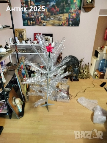 🎄 Съветска декоративна елха (винтидж) , снимка 2 - Колекции - 52061315