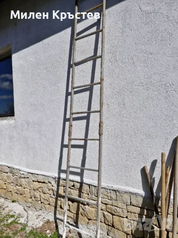  Стълба 3.6метра желязна, снимка 2 - Други инструменти - 49558778